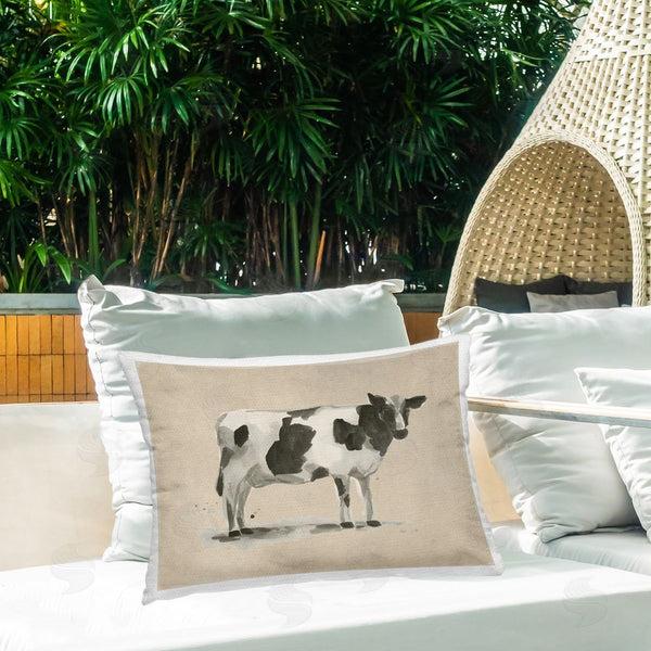 Stupell Industries June Erica Vess | Traditional Cow On Beige