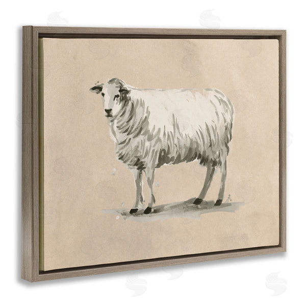 Stupell Industries June Erica Vess | Traditional Minimal Sheep