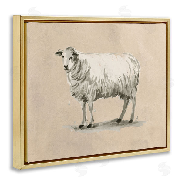 Stupell Industries June Erica Vess | Traditional Minimal Sheep