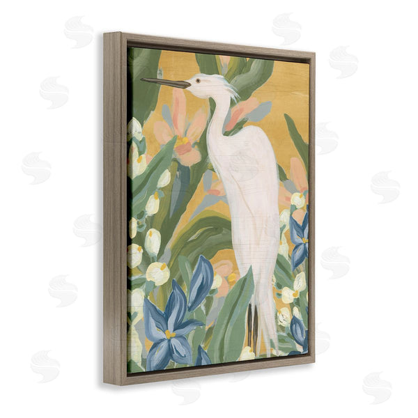 Stupell Industries June Erica Vess | Tropical Egret Painting Wall Art