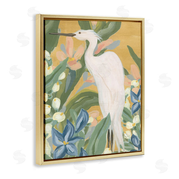 Stupell Industries June Erica Vess | Tropical Egret Painting Wall Art
