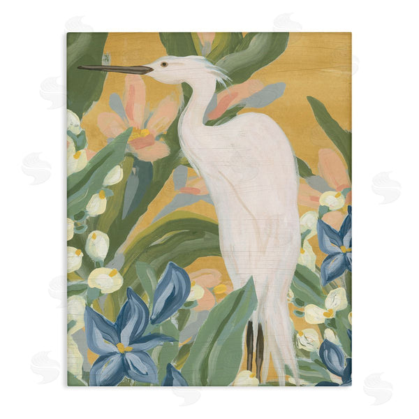 stupell industries June Erica Vess | Tropical Egret Painting Wall Art