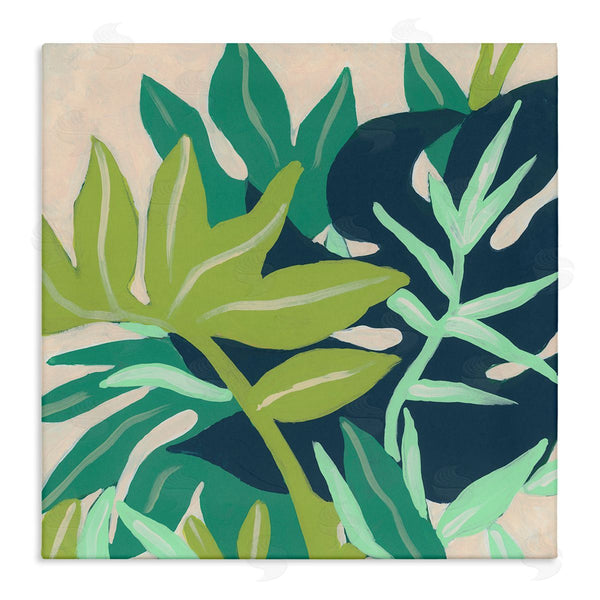 stupell industries June Erica Vess | Tropical Layered Plant Leaves Wall Art