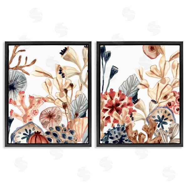 Stupell Industries June Erica Vess | Tropical Ocean Floor Plant Life Expressive Wall Art
