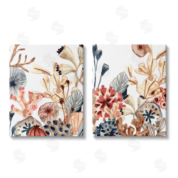 stupell industries June Erica Vess | Tropical Ocean Floor Plant Life Expressive Wall Art