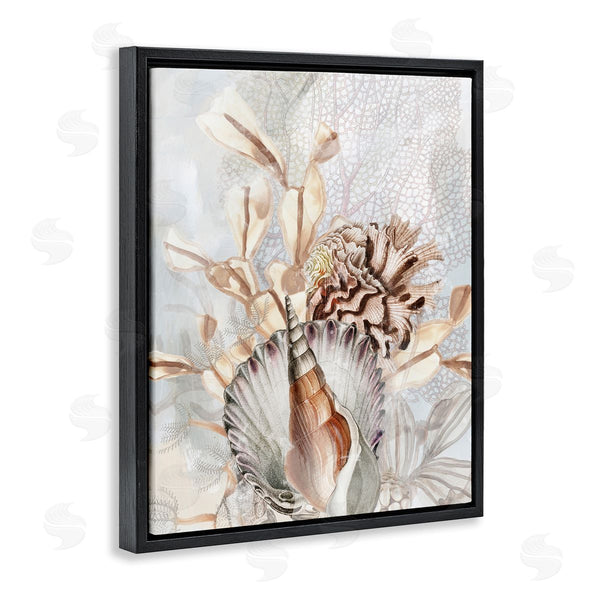 Stupell Industries June Erica Vess | Various Beige Sea Life