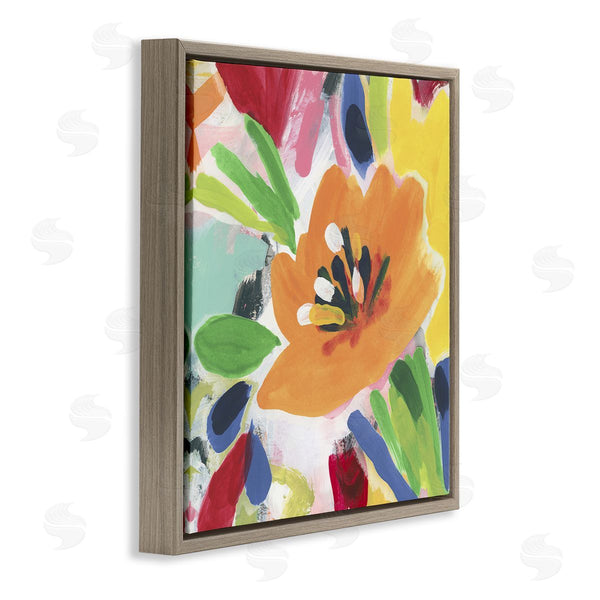 Stupell Industries June Erica Vess | Vivid Orange Flower Impressions Wall Art