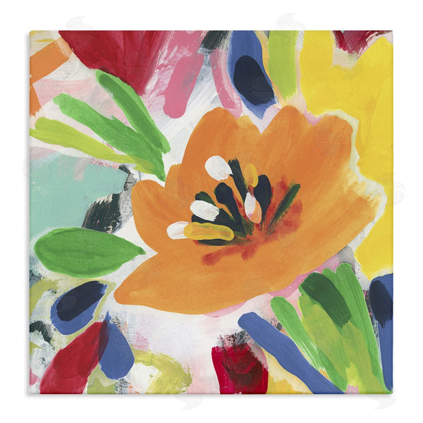 stupell industries June Erica Vess | Vivid Orange Flower Impressions Wall Art