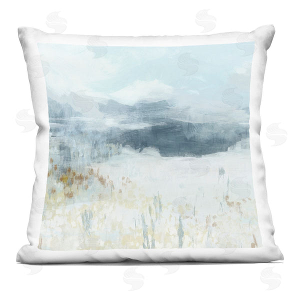 stupell industries June Erica Vess | White Mesa Landscape Printed Throw Pillow