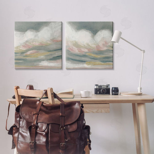 Stupell Industries June Erica Vess | Wispy Pink Mountains Wall Art