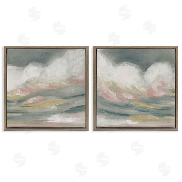 Stupell Industries June Erica Vess | Wispy Pink Mountains Wall Art