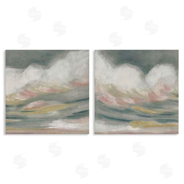 stupell industries June Erica Vess | Wispy Pink Mountains Wall Art