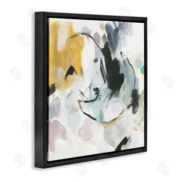 Stupell Industries June Erica Vess | Yellow And Neutral Abstraction Wall Art