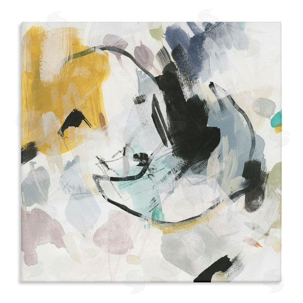 stupell industries June Erica Vess | Yellow and Neutral Abstraction Wall Art