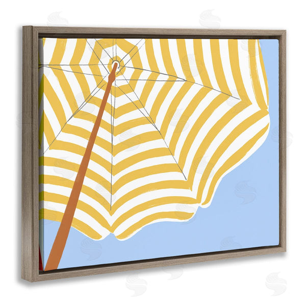 Stupell Industries June Erica Vess | Yellow And White Umbrella