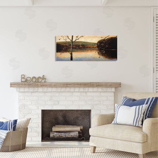 Stupell Industries Justin Adams | Autumn Trees By Lake Wall Art