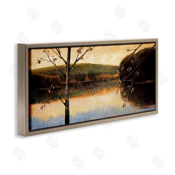 Stupell Industries Justin Adams | Autumn Trees By Lake Wall Art