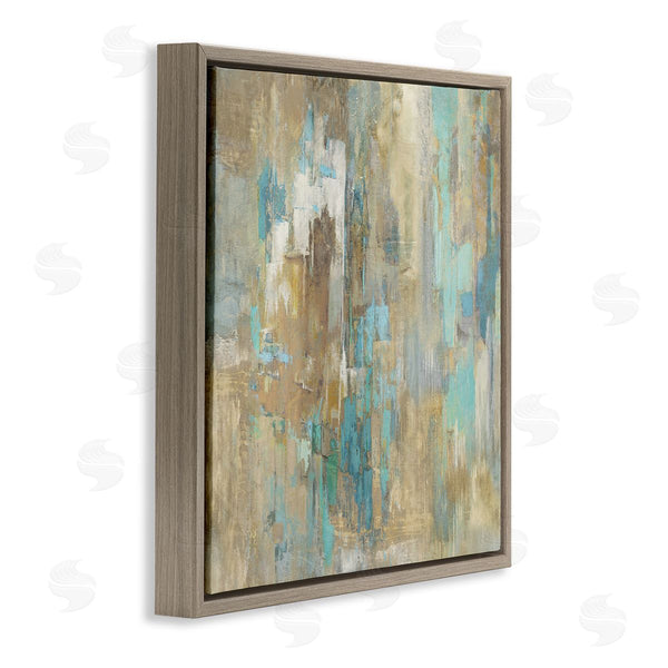 Stupell Industries Justin Turner | Complex Abstract With Blue