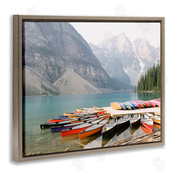 Stupell Industries Justine Milton | Cliffside Canoe Dock Wall Art