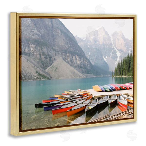 Stupell Industries Justine Milton | Cliffside Canoe Dock Wall Art