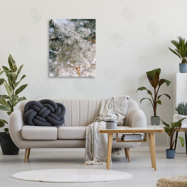 Stupell Industries Justine Milton | Frosted Fir Tree Branches Wall Art