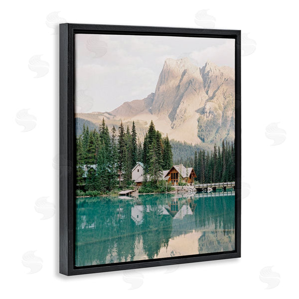 Stupell Industries Justine Milton | Lakeside Cabin Landscape