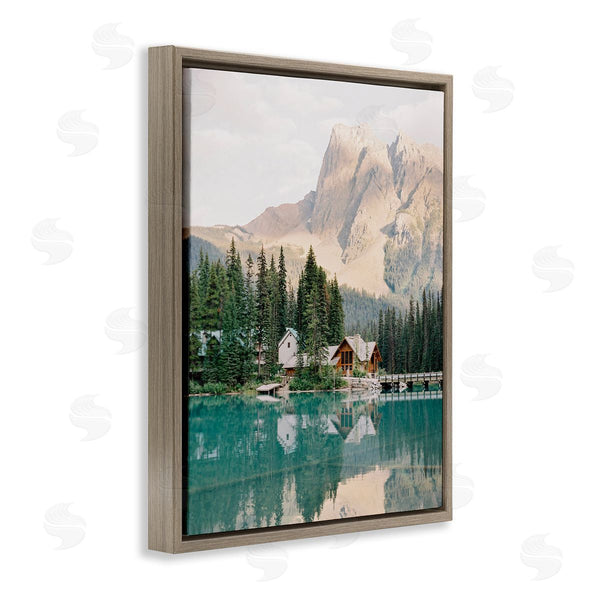 Stupell Industries Justine Milton | Lakeside Cabin Landscape