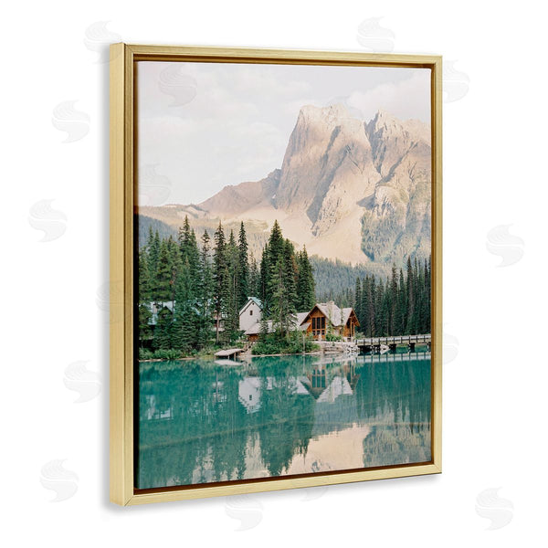 Stupell Industries Justine Milton | Lakeside Cabin Landscape