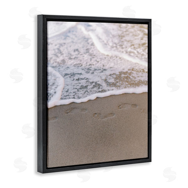 Stupell Industries Justine Milton | Ocean's Edge Footprints Wall Art