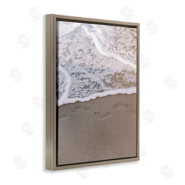 Stupell Industries Justine Milton | Ocean's Edge Footprints Wall Art