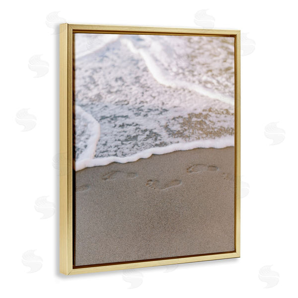 Stupell Industries Justine Milton | Ocean's Edge Footprints Wall Art
