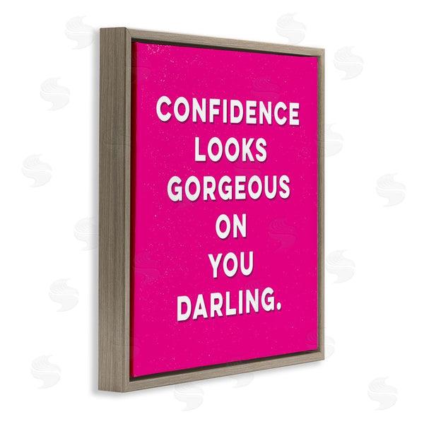 Stupell Industries K. Kaufman | Confidence Gorgeous On You Phrase Wall Art