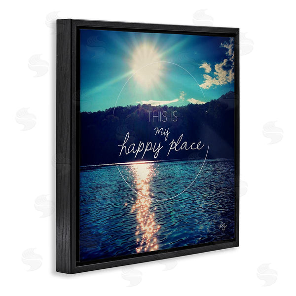 Stupell Industries K. Kaufman | My Happy Place Lake Scenery Wall Art