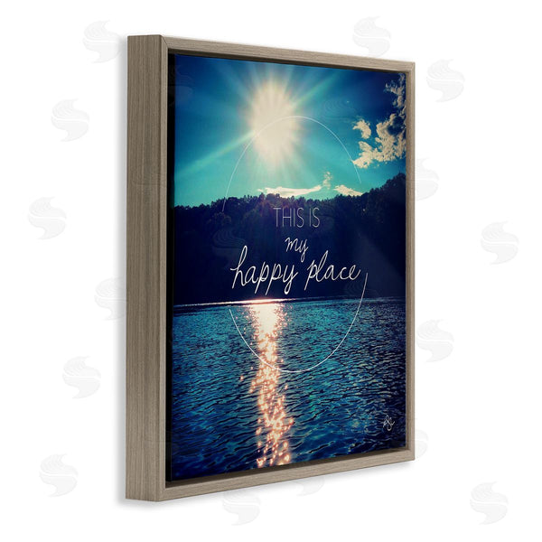 Stupell Industries K. Kaufman | My Happy Place Lake Scenery Wall Art