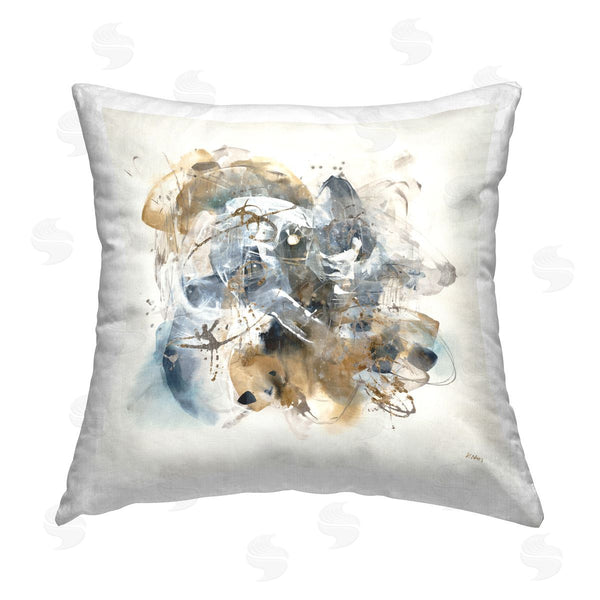 stupell industries K. Nari | Abstract Chaotic Collage Printed Throw Pillow