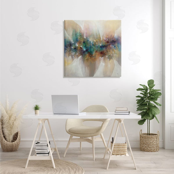 Stupell Industries K. Nari | Abstract Expressive Painting Modern Blue Green Purple Tones Wall Art
