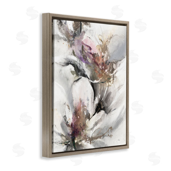 Stupell Industries K. Nari | Abstract Floral Blossoms White Petals Nature Design Wall Art