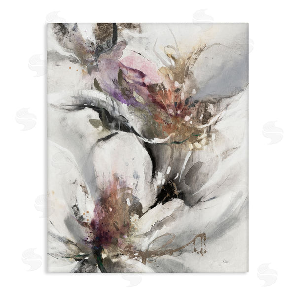 stupell industries K. Nari | Abstract Floral Blossoms White Petals Nature Design Wall Art