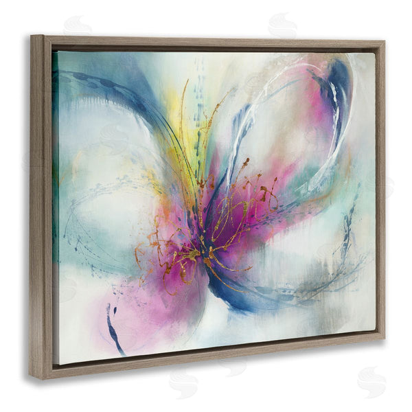 Stupell Industries K. Nari | Abstract Floral Butterfly Shape
