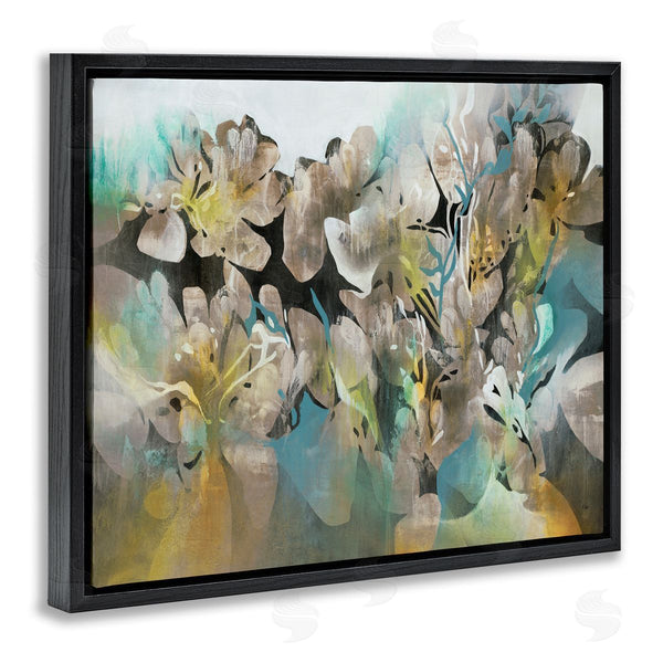 Stupell Industries K. Nari | Abstract Floral Field Landscape Round Petal Shapes Wall Art