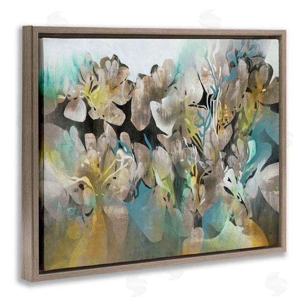 Stupell Industries K. Nari | Abstract Floral Field Landscape Round Petal Shapes Wall Art