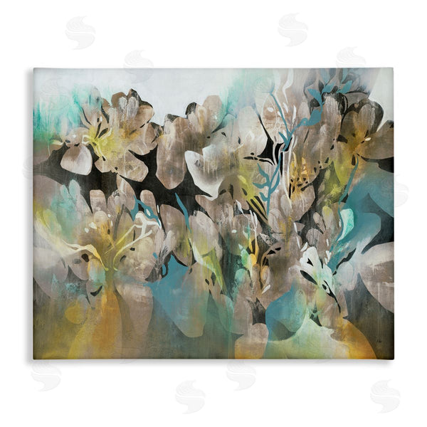 stupell industries K. Nari | Abstract Floral Field Landscape Round Petal Shapes Wall Art