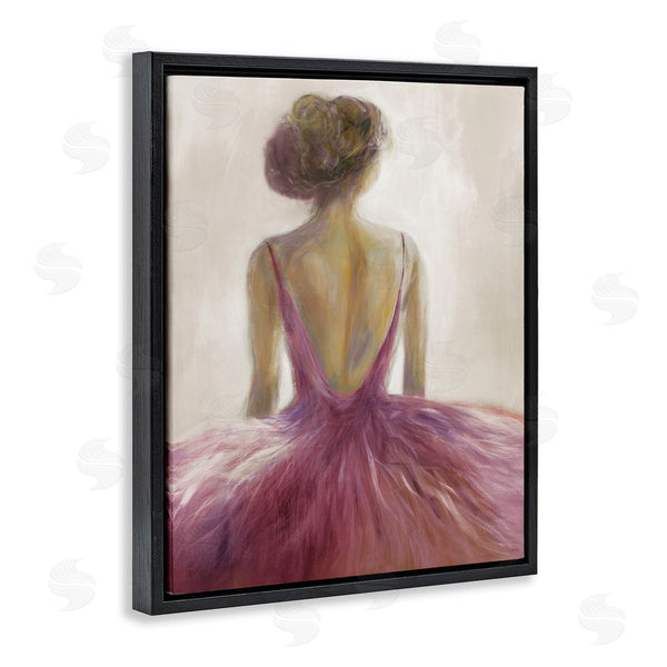 Stupell Industries K. Nari | Abstract Pink Ballerina Tutu Female Dancer