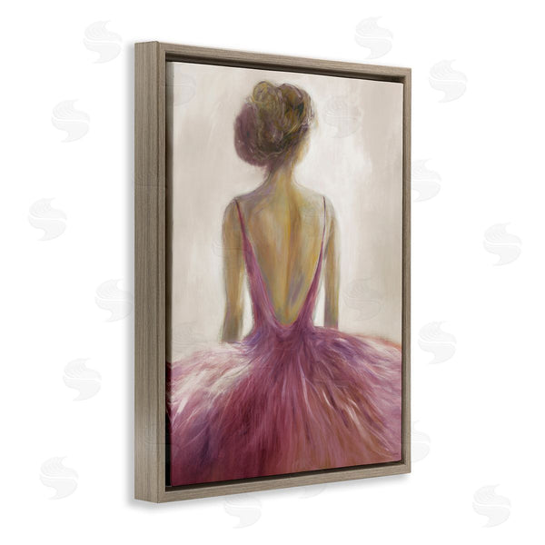 Stupell Industries K. Nari | Abstract Pink Ballerina Tutu Female Dancer