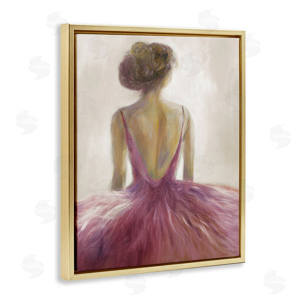 Stupell Industries K. Nari | Abstract Pink Ballerina Tutu Female Dancer