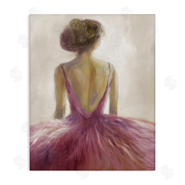 stupell industries K. Nari | Abstract Pink Ballerina Tutu Female Dancer