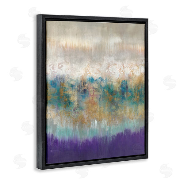 Stupell Industries K. Nari | Abstract Purple Green Landscape