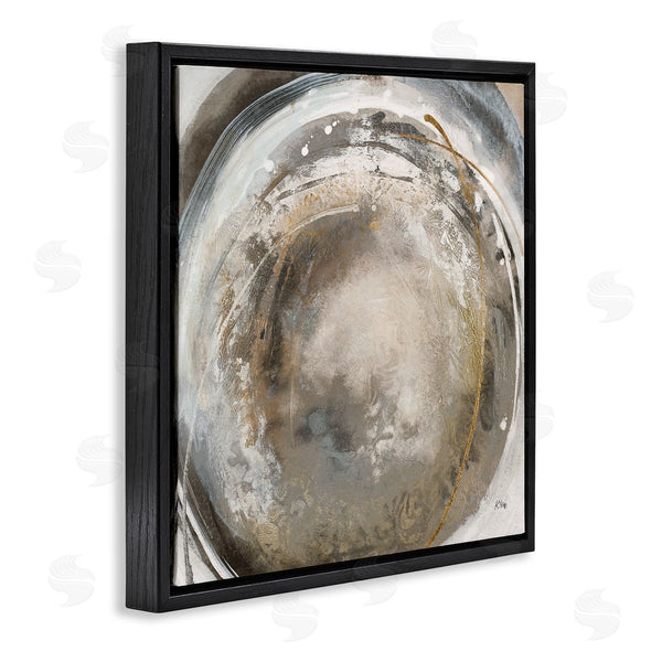 Stupell Industries K. Nari | Avante-Garde Abstraction Beige Circular Swirls Wall Art