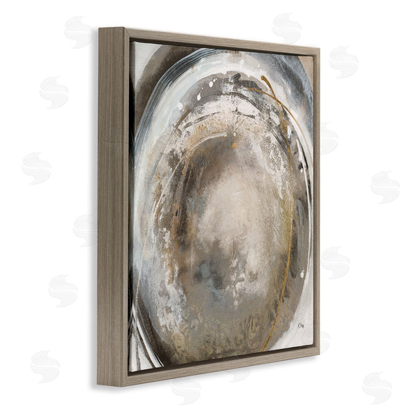 Stupell Industries K. Nari | Avante-Garde Abstraction Beige Circular Swirls Wall Art