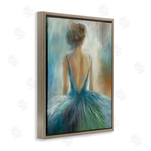 Stupell Industries K. Nari | Ballet Girl Figure Painting Wall Art